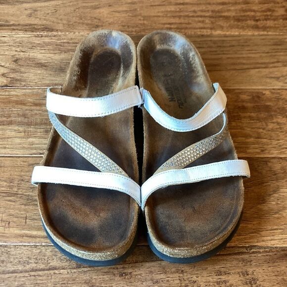 NAOT Hawaii Rhinestone Strappy Slide Sandals Size 41 - Picture 3 of 10